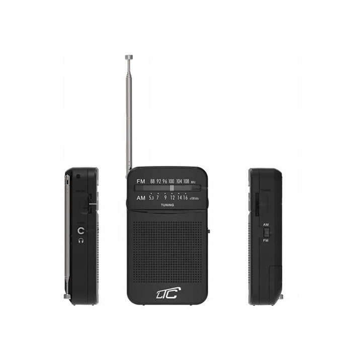 LEGA radio de bolsillo LXLTC2029C con AM/FM/AUX a pilas LTC