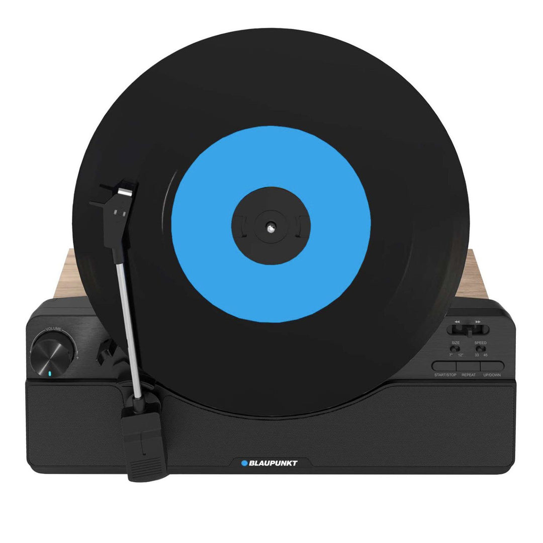 Gira-discos vertical Blaupunkt, Bluetooth, 2x5W RMS, preto, VT100BK