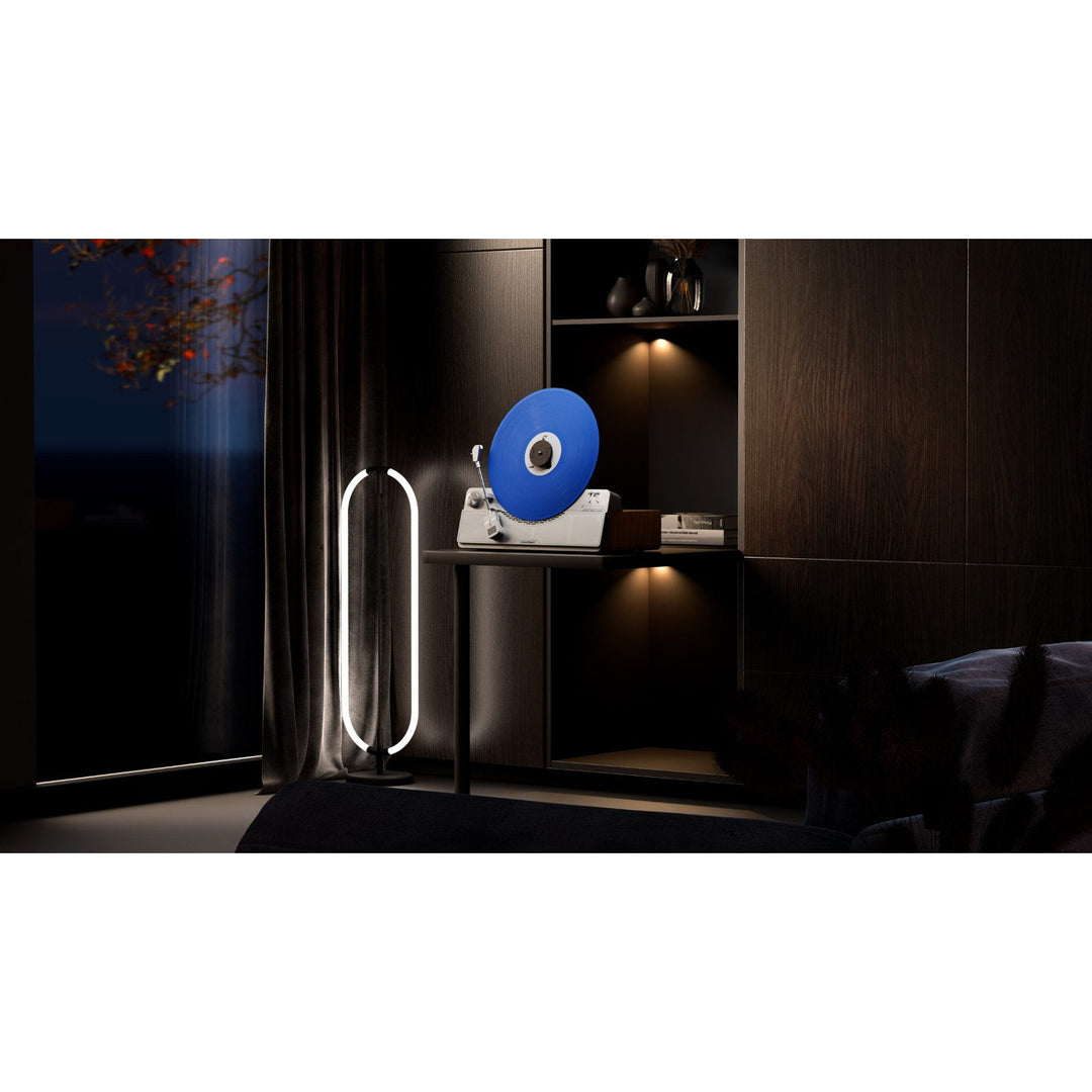 Gira-discos vertical Blaupunkt, Bluetooth, 2x5W RMS, prateado, VT100SL