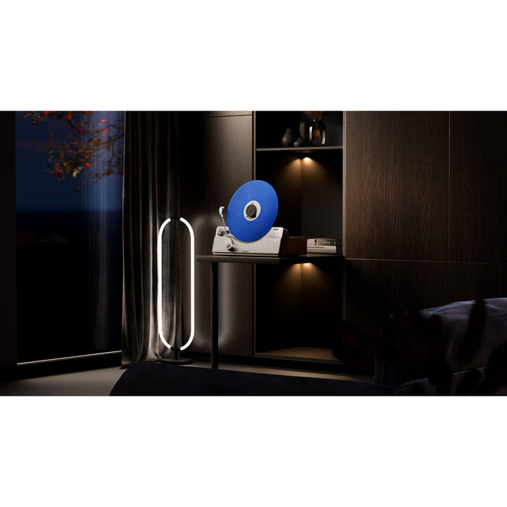 Gira-discos vertical Blaupunkt, Bluetooth, 2x5W RMS, prateado, VT100SL
