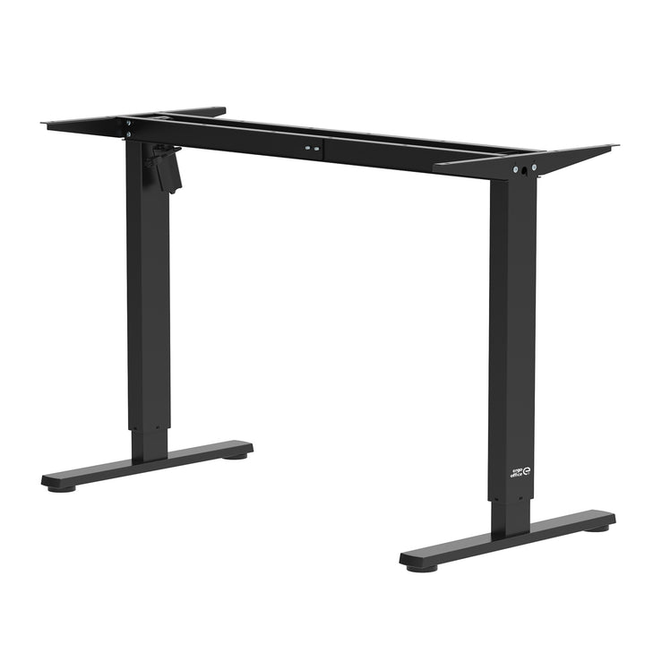 Secretária elétrica regulável em altura Ergo Office, altura máxima de 1160 mm, peso máximo de 80 kg, sem tampo, preta, ER-400 B