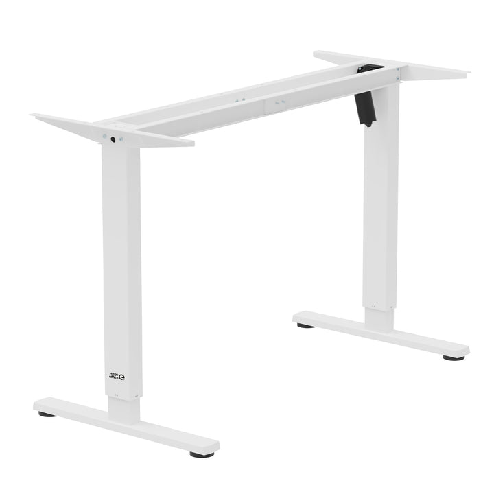 Pupitre eléctrico regulable en altura Ergo Office, altura máx. 1160 mm, máx. - 80 kg, sin tablero, blanco, ER-400 W
