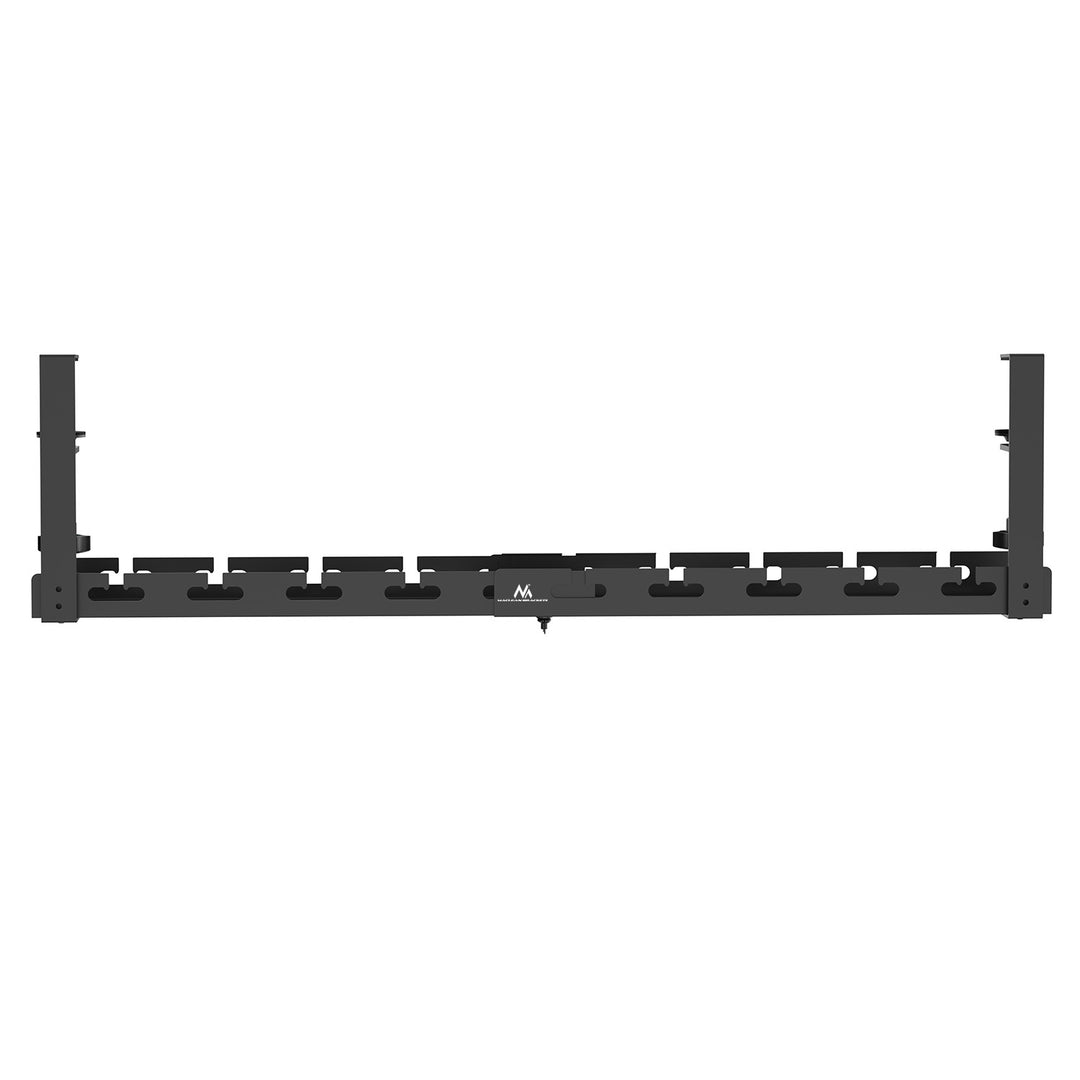 Organizador de cabos por baixo da mesa Maclean, carga máxima de 5 kg, comprimento máximo de 728 mm, preto, MC-103 B 728 mm, preto, MC-103 B