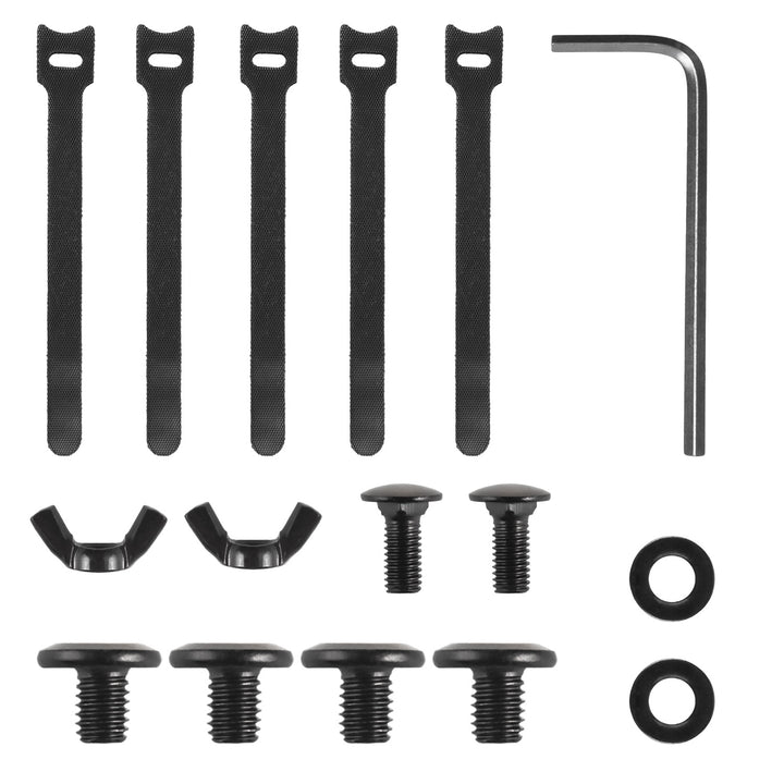 Organizador de cabos por baixo da mesa Maclean, carga máxima de 5 kg, comprimento máximo de 728 mm, preto, MC-103 B 728 mm, preto, MC-103 B