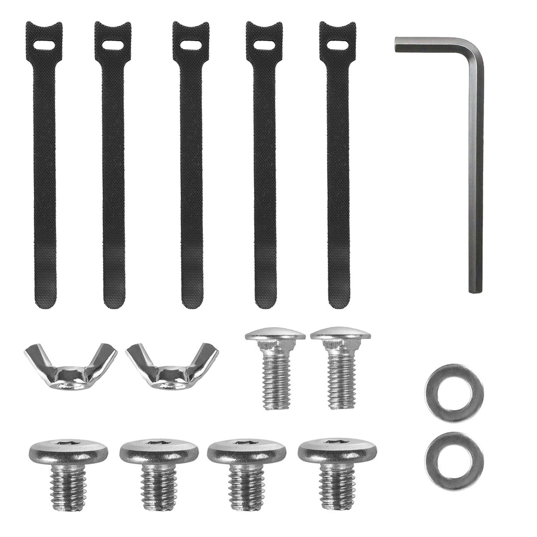 Organizador de cabos por baixo da mesa Maclean, carga máxima de 5 kg, comprimento máximo de 728 mm, branco, MC-103 W 728 mm, branco, MC-103 W