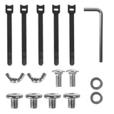Organizador de cabos por baixo da mesa Maclean, carga máxima de 5 kg, comprimento máximo de 728 mm, branco, MC-103 W 728 mm, branco, MC-103 W
