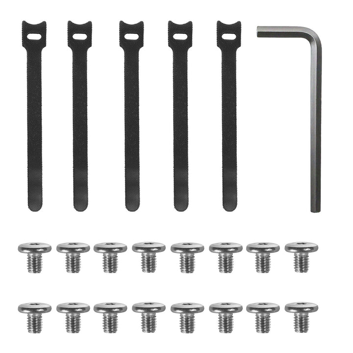 Organizador de cabos por baixo da mesa Maclean MC-104 W, carga máxima de 5 kg, 2 camadas, branco