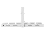 Organizador de cabos por baixo da mesa Maclean MC-105 W, carga máxima de 5 kg, branco