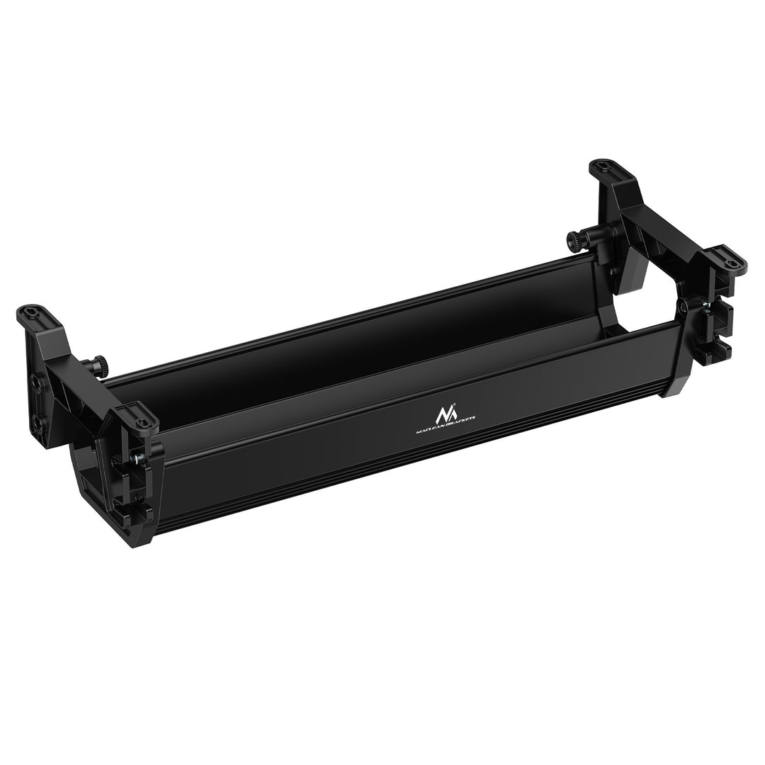 Organizador de cabos por baixo da mesa Maclean, carga máxima de 5 kg, preto, MC-106 B