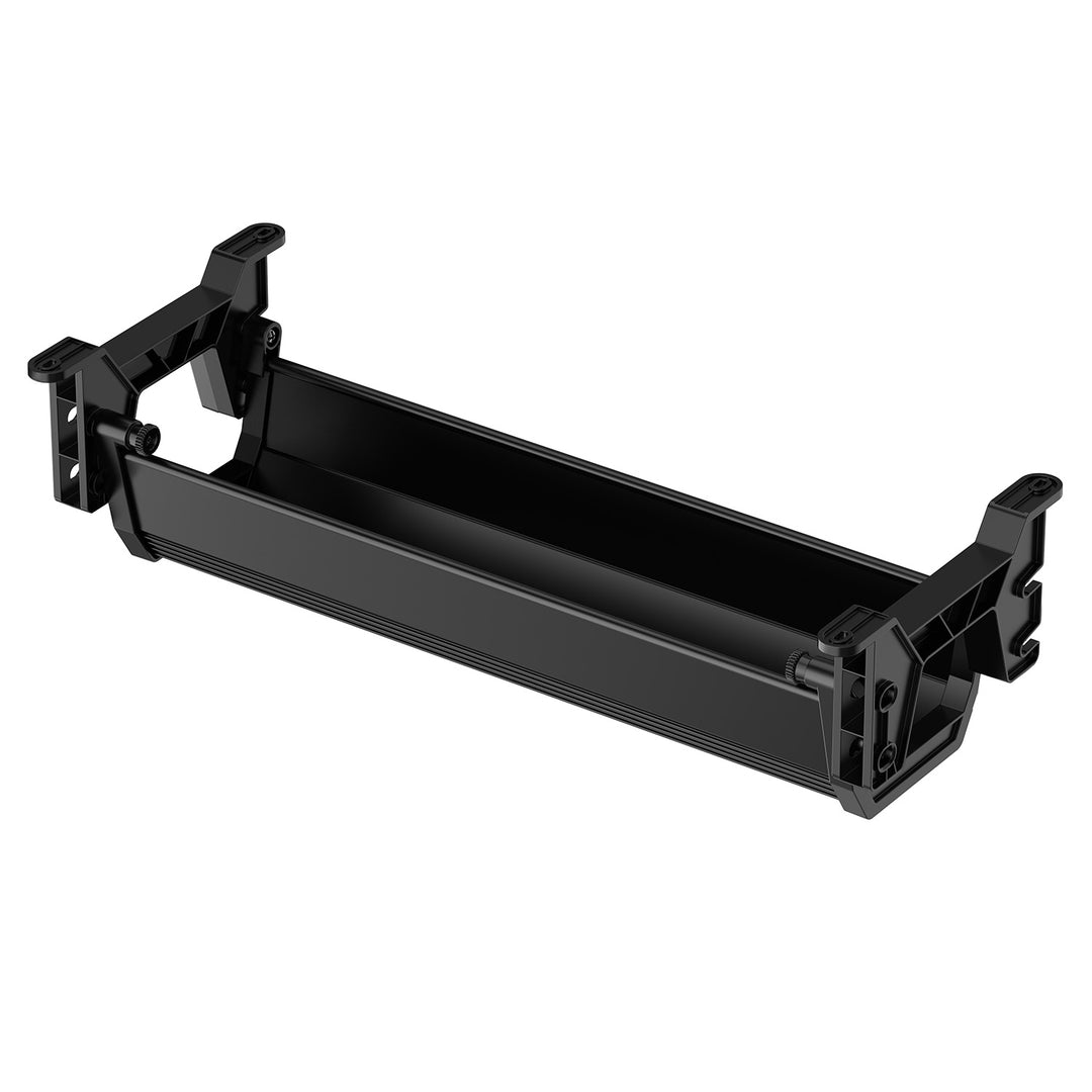 Organizador de cabos por baixo da mesa Maclean, carga máxima de 5 kg, preto, MC-106 B