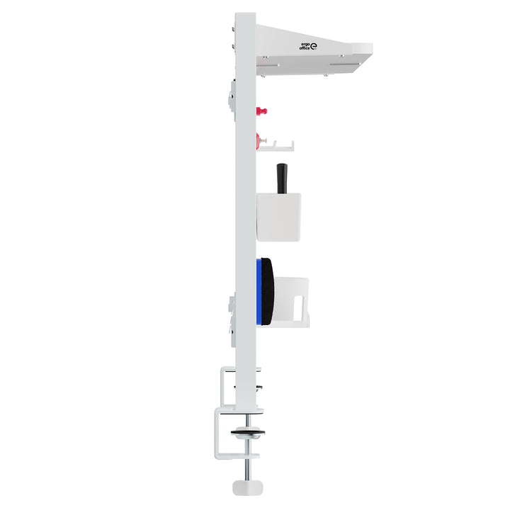 Organizador/Separador de Mesa Ergo Office ER-300 W, Carga Máxima 10 kg, Branco e Cortiça, Largura 1250 mm, Branco