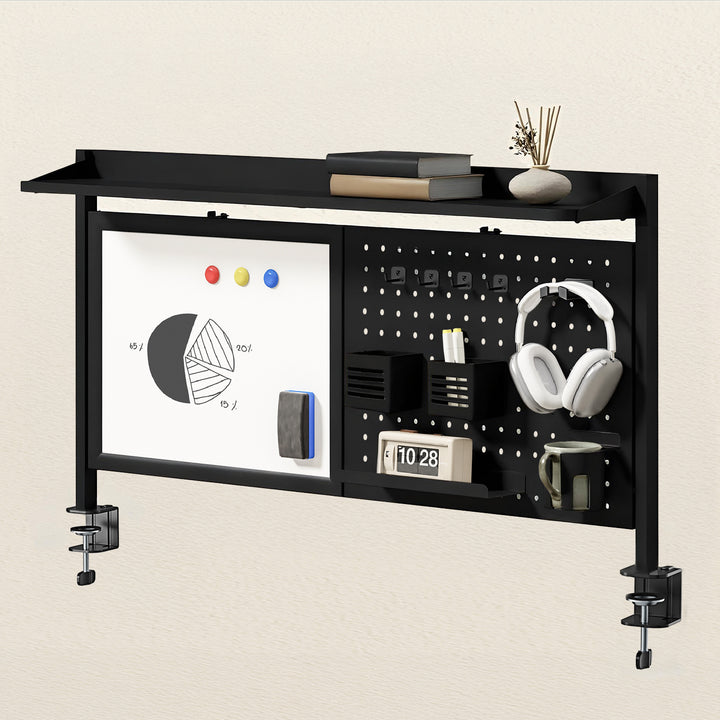 Organizador/Divisor de Mesa Ergo Office ER-301 B, Capacidade Máxima de 10 kg, Quadro Branco, Largura 1116 mm, Preto