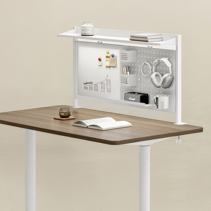 Organizador/Separador de Mesa Ergo Office ER-301 W, Capacidade Máxima de 10 kg, Quadro Branco, Largura 1116 mm, Branco