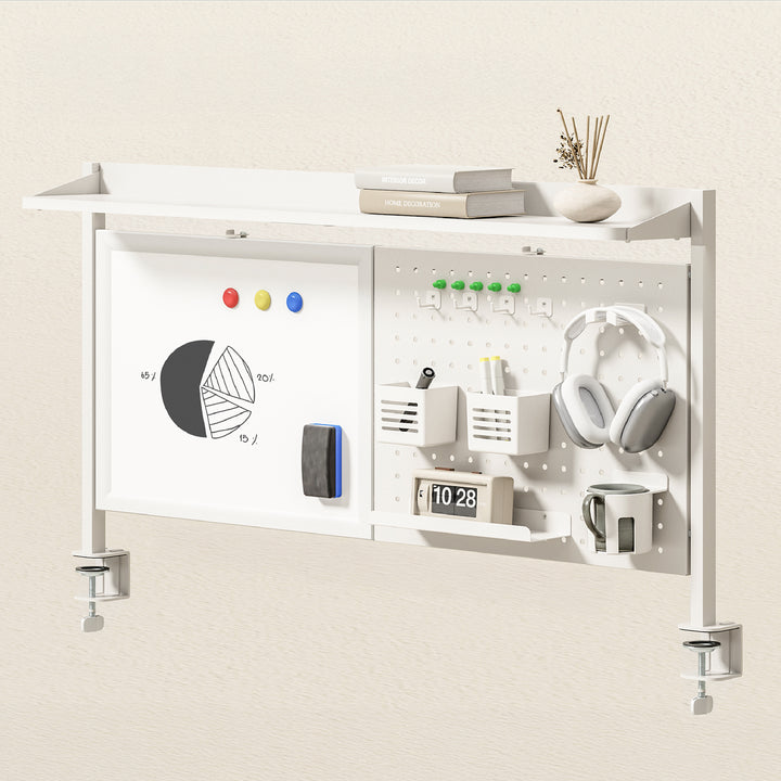 Organizador/Separador de Mesa Ergo Office ER-301 W, Capacidade Máxima de 10 kg, Quadro Branco, Largura 1116 mm, Branco