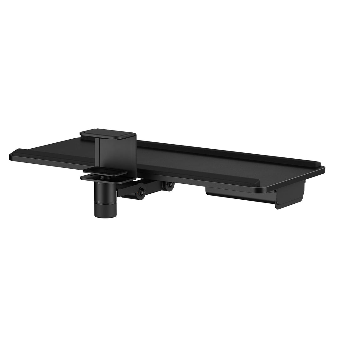 Suporte de teclado Maclean para secretária, carga máxima de 5 kg, ajustável horizontal e verticalmente, preto, MC-108 B