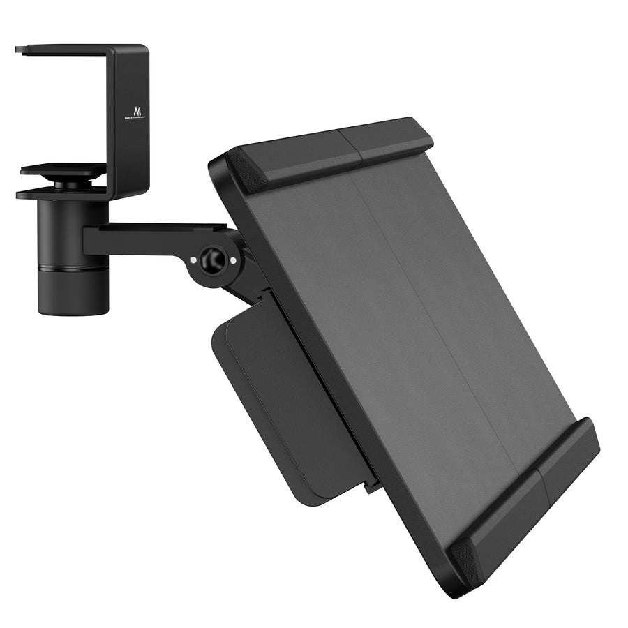 Suporte de teclado Maclean para secretária, carga máxima de 5 kg, ajustável horizontal e verticalmente, preto, MC-108 B