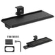Suporte de teclado Maclean para secretária, carga máxima de 5 kg, ajustável horizontal e verticalmente, preto, MC-108 B