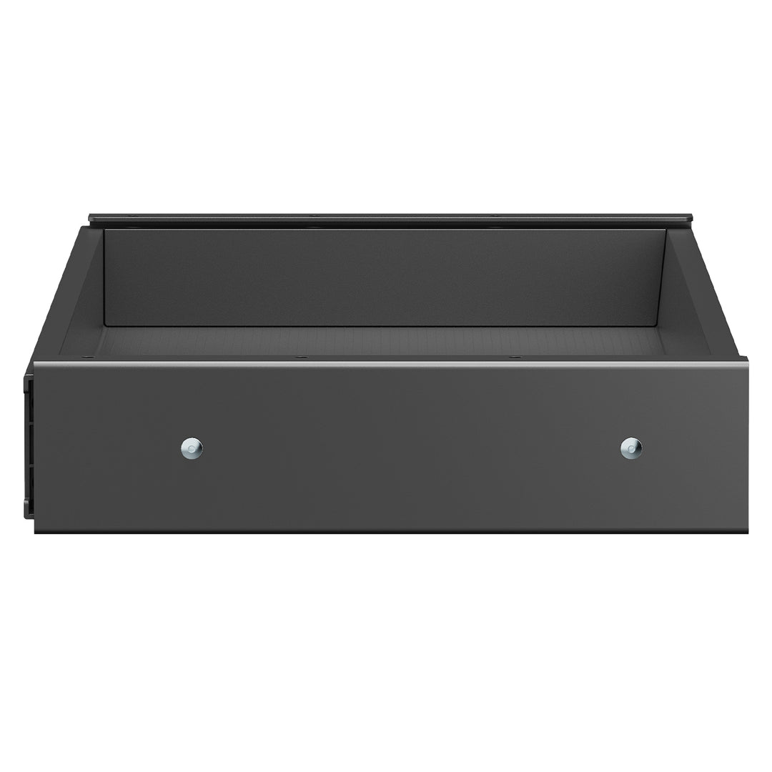 Cajón plano para escritorio Ergo Office, ancho 758 mm, carga máxima 10 kg, negro, ER-302 B
