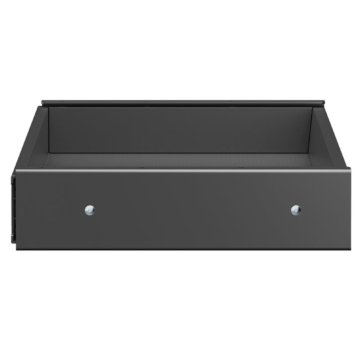 Cajón plano para escritorio Ergo Office, ancho 758 mm, carga máxima 10 kg, negro, ER-302 B