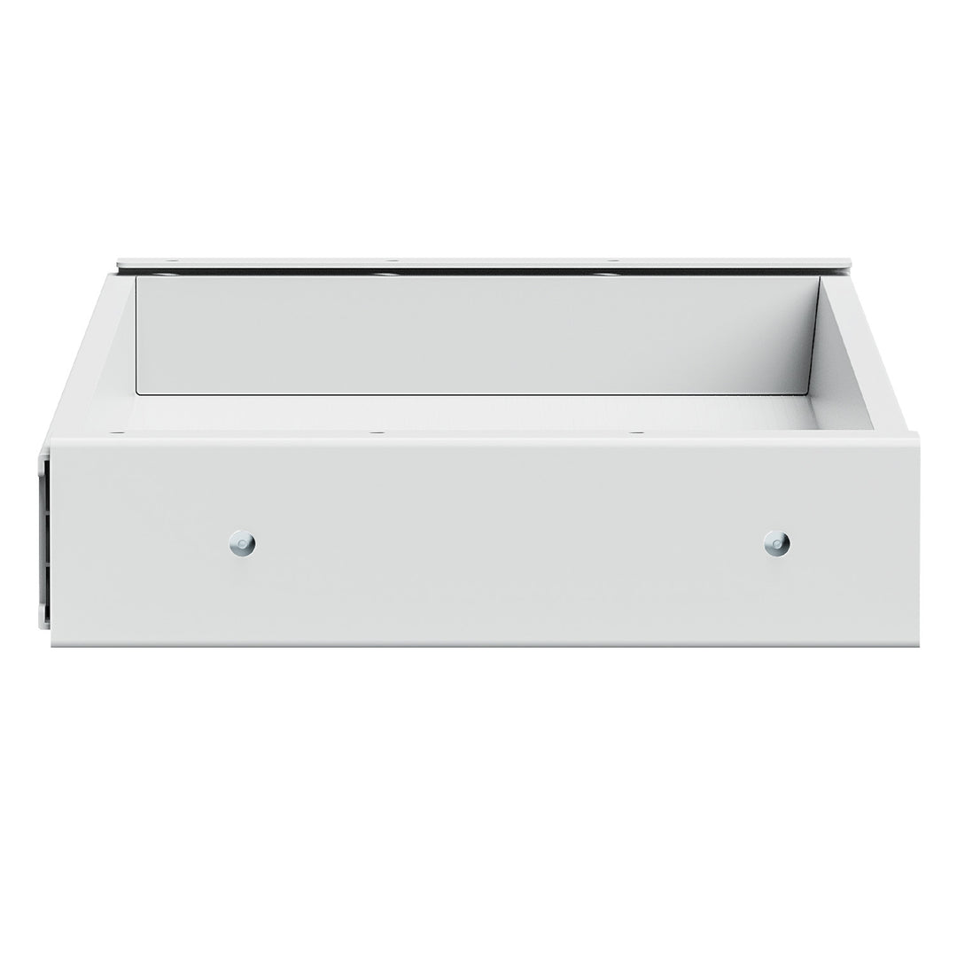 Cajón plano para escritorio Ergo Office, ancho 758 mm, carga máxima 10 kg, blanco, ER-302 W