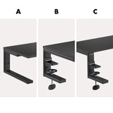 Suporte para portátil/monitor Ergo Office, carga máxima de 20 kg, para portáteis de 13 a 32 pol., preto, ER-303 B