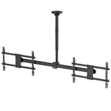 Suporte de tejadilho Maclean para dois televisores, carga máxima de 2x40 kg, 34-60", VESA máx. 600x400, MC-111 B