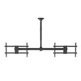 Suporte de tejadilho Maclean para dois televisores, carga máxima de 2x40 kg, 34-60", VESA máx. 600x400, MC-111 B