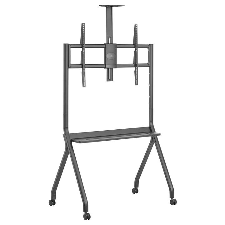 Suporte/carrinho TV Maclean, prateleira para câmara, com rodas, 55-100", carga máxima 120 kg/prateleira de 10 kg, máx. VESA 900x600, preto, MC-114 B VESA 900x600, preto, MC-114 B
