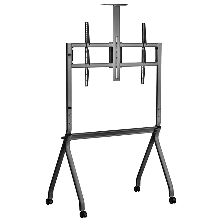 Suporte/carrinho TV Maclean, prateleira para câmara, com rodas, 55-100", carga máxima 120 kg/prateleira de 10 kg, máx. VESA 900x600, preto, MC-114 B VESA 900x600, preto, MC-114 B