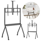 Suporte/carrinho TV Maclean, prateleira para câmara, com rodas, 55-100", carga máxima 120 kg/prateleira de 10 kg, máx. VESA 900x600, preto, MC-114 B VESA 900x600, preto, MC-114 B