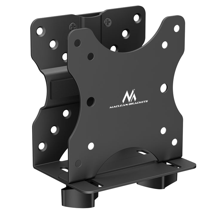 Suporte para Mini PC Maclean, alcance de 17-70 mm, compatível com VESA, carga máxima de 5 kg, preto, MC-115 B