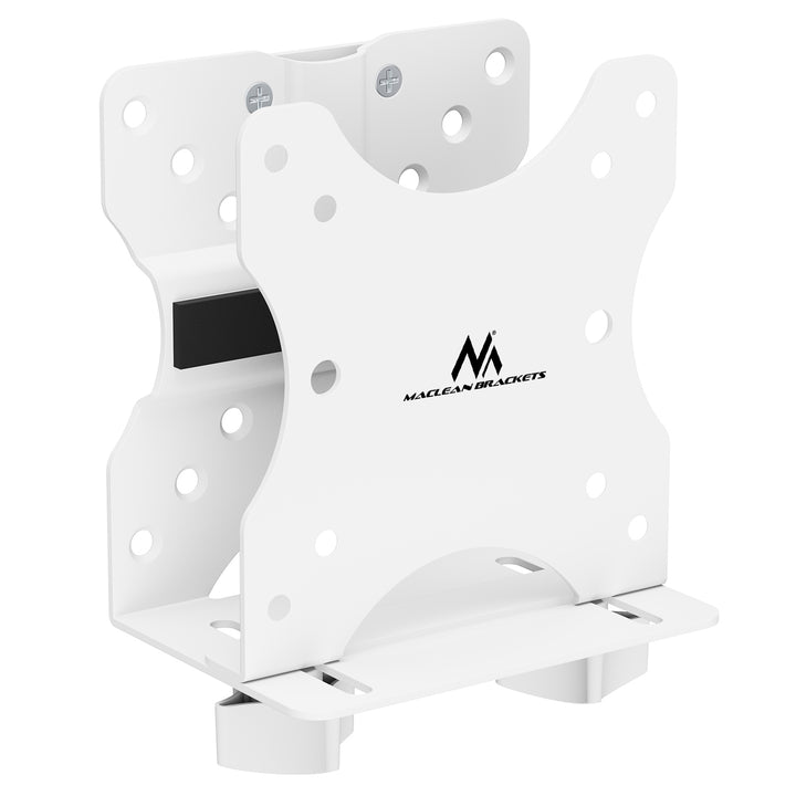 Suporte para minicomputador Maclean, alcance de 17-70 mm, compatível com VESA, carga máxima de 5 kg, branco, MC-115 W