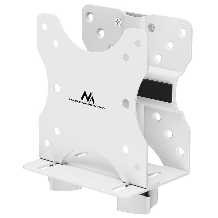 Suporte para minicomputador Maclean, alcance de 17-70 mm, compatível com VESA, carga máxima de 5 kg, branco, MC-115 W