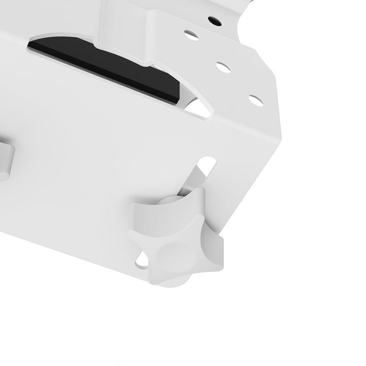 Suporte para minicomputador Maclean, alcance de 17-70 mm, compatível com VESA, carga máxima de 5 kg, branco, MC-115 W