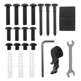 Suporte para CPU Maclean, alcance de 122-212 mm, carga máxima de 10 kg, preto, MC-116 B