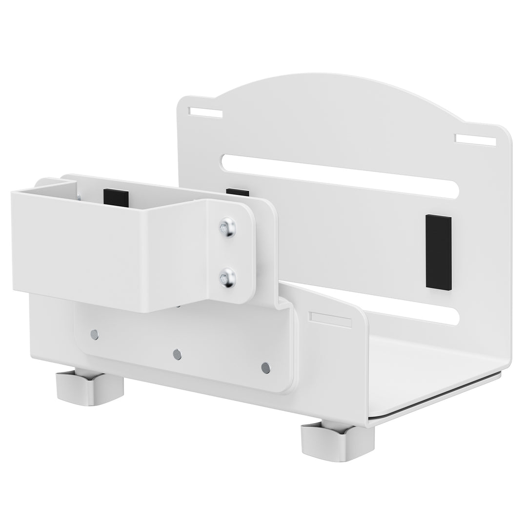Suporte para CPU Maclean, alcance 122-212 mm, carga máxima 10 kg, branco, MC-116 W