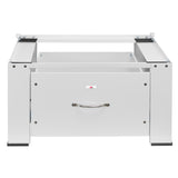 Base para máquina de lavar/secar roupa Maclean com gaveta, carga máxima de 150 kg, branca, MC-117 W