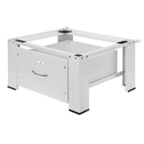 Base para máquina de lavar/secar roupa Maclean com gaveta, carga máxima de 150 kg, branca, MC-117 W