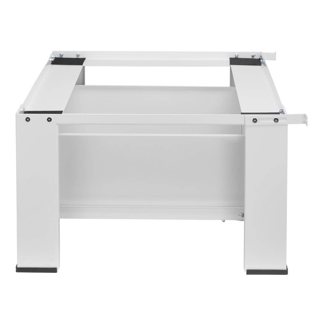 Maclean MC-117 W Base para lavadora / secadora con cajón, carga máx. 150kg, blanco