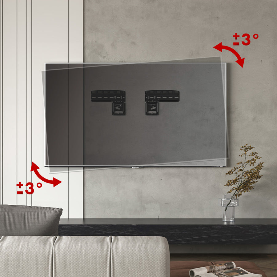 Suporte de TV Maclean, compatível com TVs Samsung QLED, 43"-85", máx. 60 kg, MC-806 N