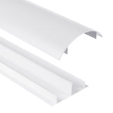 Capa de Cabo em Alumínio Maclean, 62x20x750mm, Branca, MC-814 W