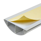 Capas de cabos em alumínio Maclean, 62x20x750mm, prateado, MC-814 S