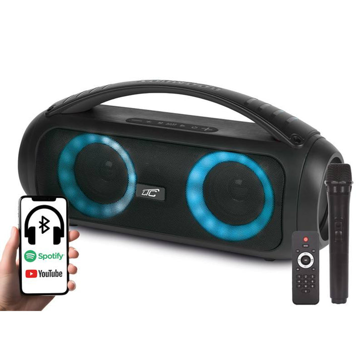 Altifalante sem fios LTC, Bluetooth, microfone, comando, 60 W, LXPA3316