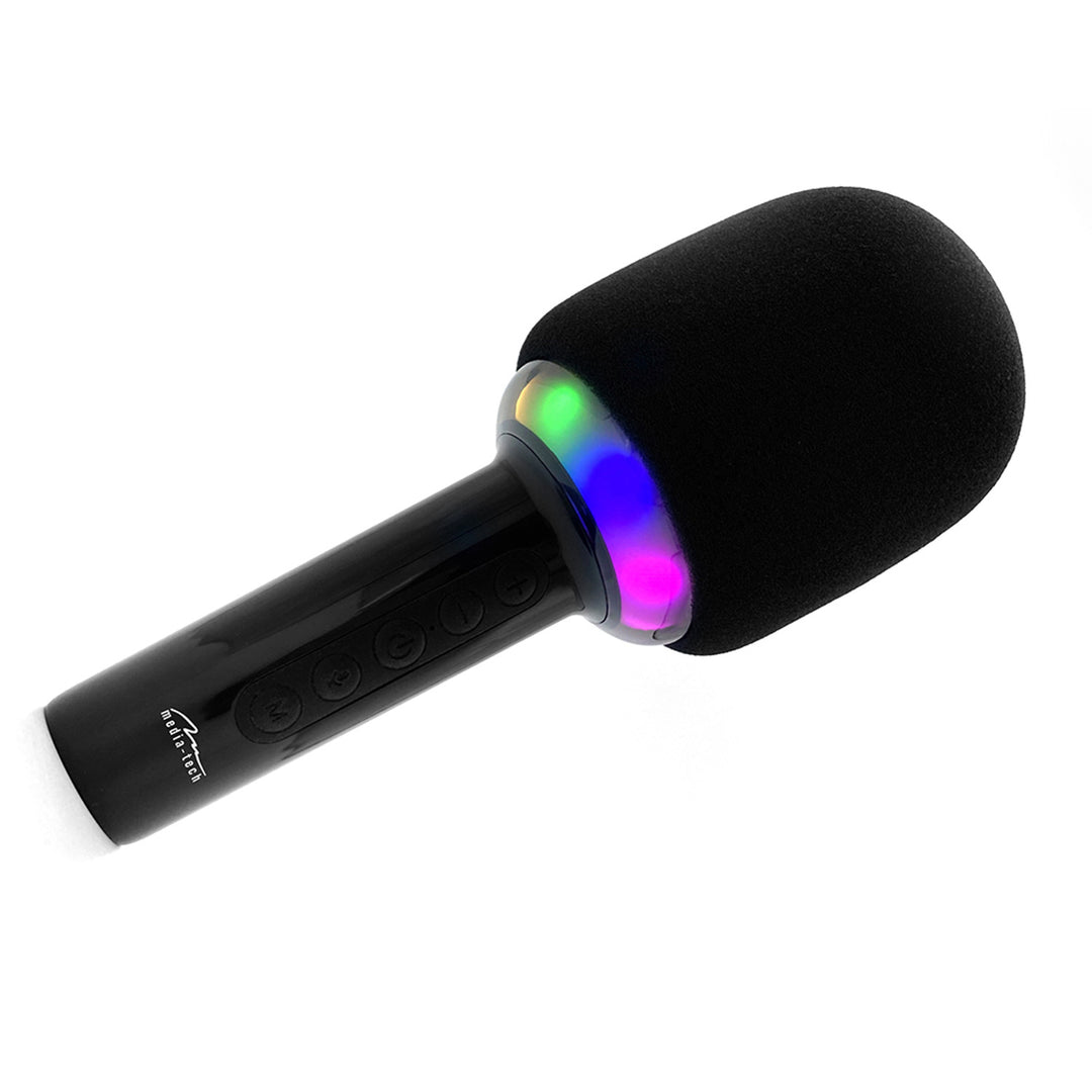 Microfone de karaoke Media-Tech MT399 com coluna Bluetooth KARAOKE IDOL BT