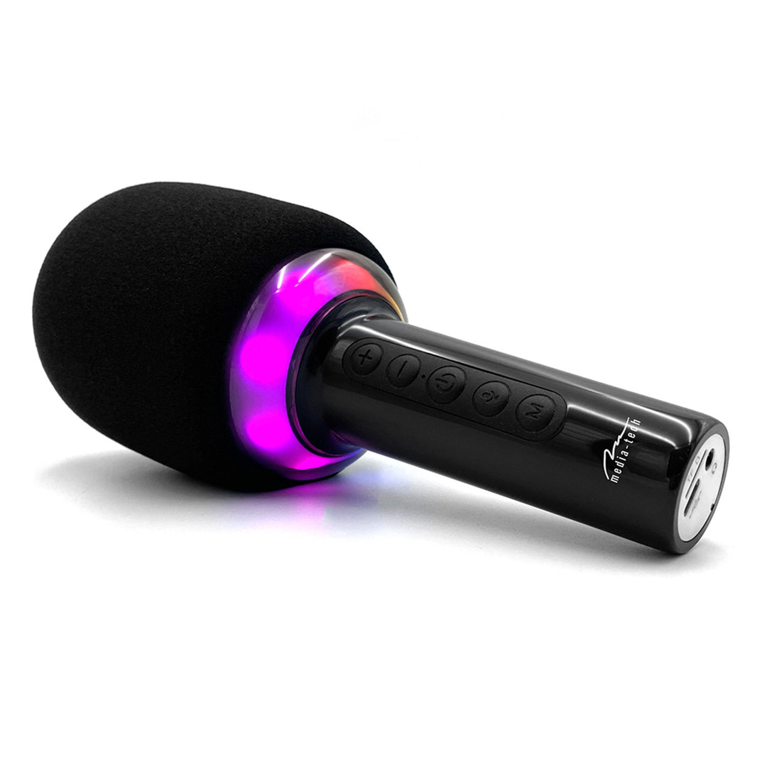 Microfone de karaoke Media-Tech MT399 com coluna Bluetooth KARAOKE IDOL BT