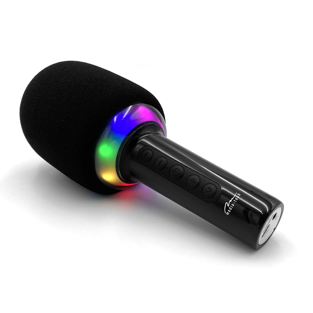 Microfone de karaoke Media-Tech MT399 com coluna Bluetooth KARAOKE IDOL BT