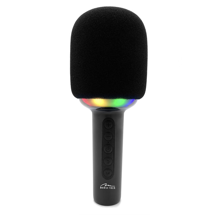 Microfone de karaoke Media-Tech MT399 com coluna Bluetooth KARAOKE IDOL BT