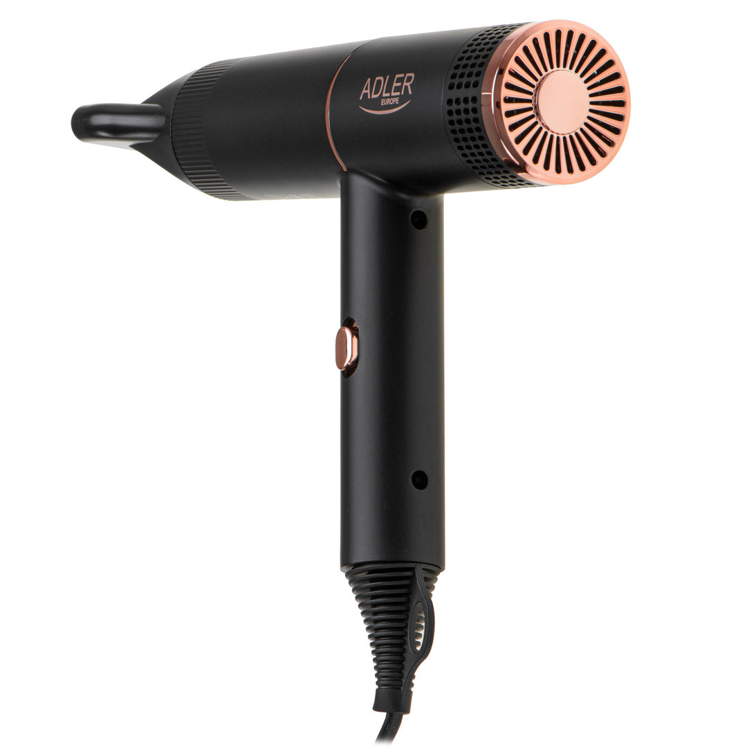 Adler AD 2278 Secador de pelo, ionización, 2 fases de soplado, Color negro