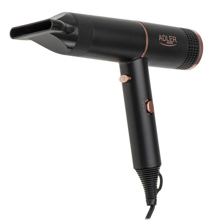 Adler AD 2278 Secador de pelo, ionización, 2 fases de soplado, Color negro
