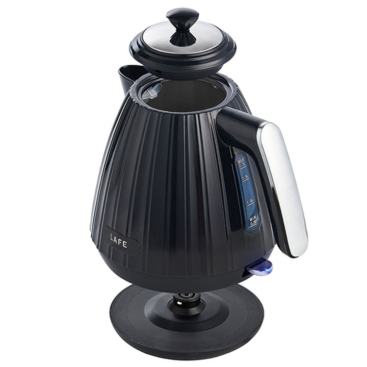 Chaleira Elétrica Lafe, Design Minimalista, 2200 W, 1,7 L, Preta,